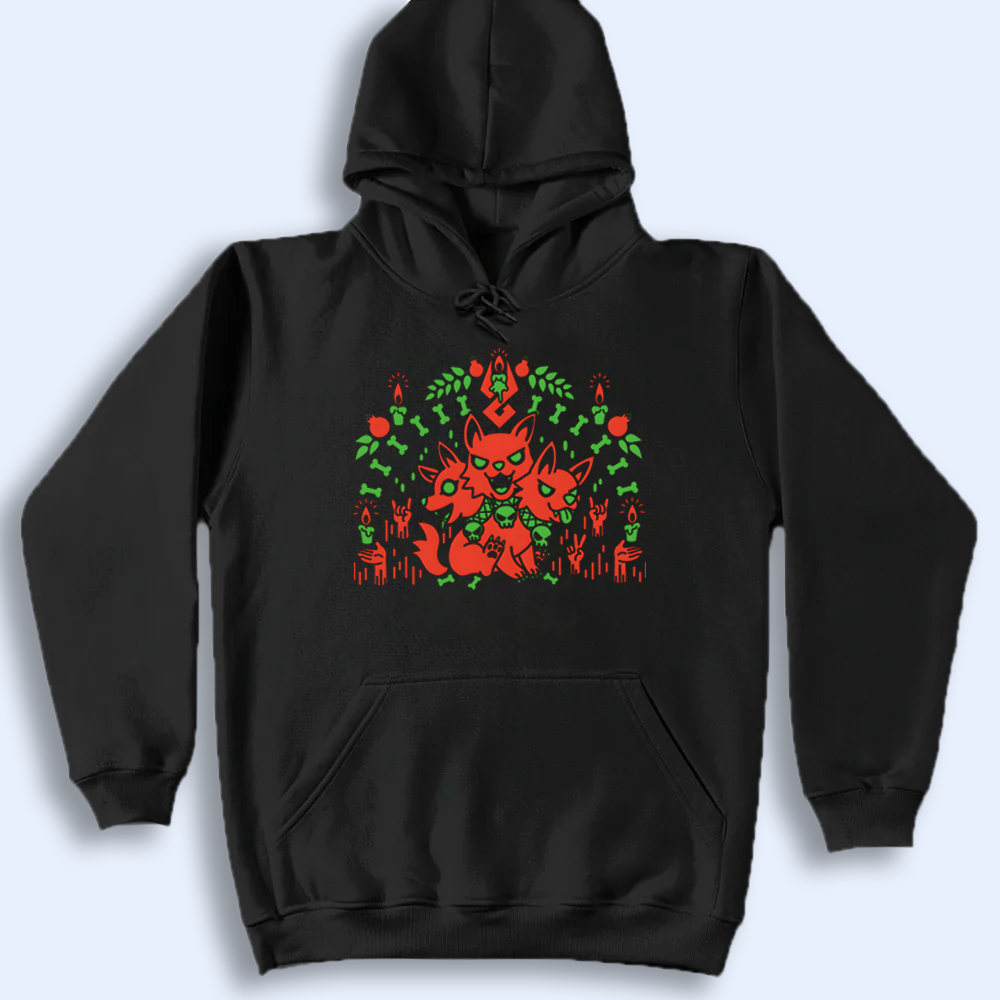 Hades Shirt, Cerberus the Three-Headed Guardian Tee, Hades Merch Cartpitol