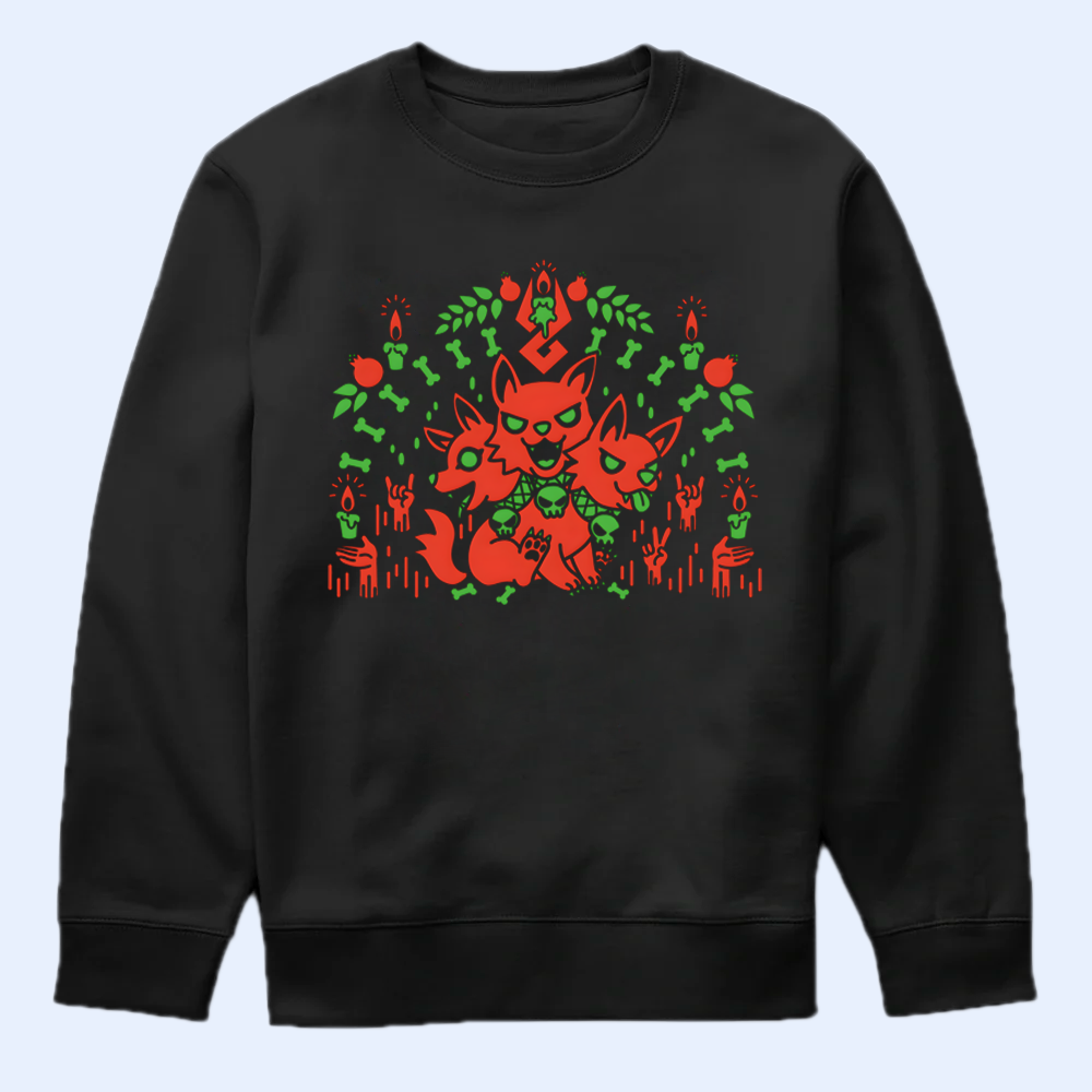 Hades Shirt, Cerberus the Three-Headed Guardian Tee, Hades Merch Cartpitol