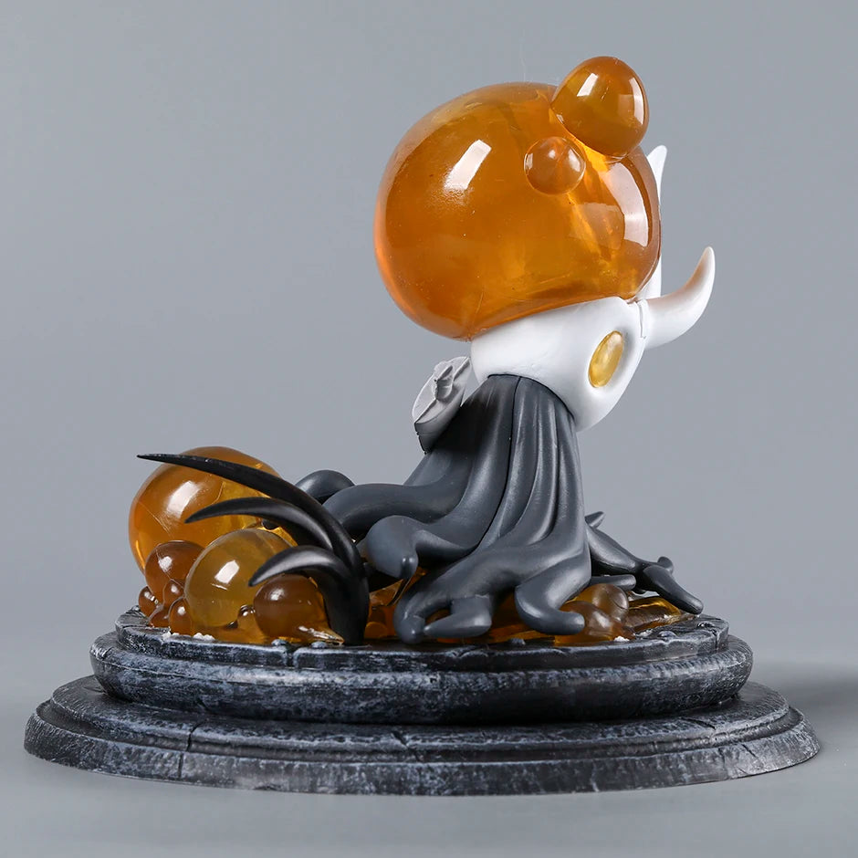 Close-up detail of the infection blob and nail weapon on the Hollow Knight Broken Vessel Figure model.
