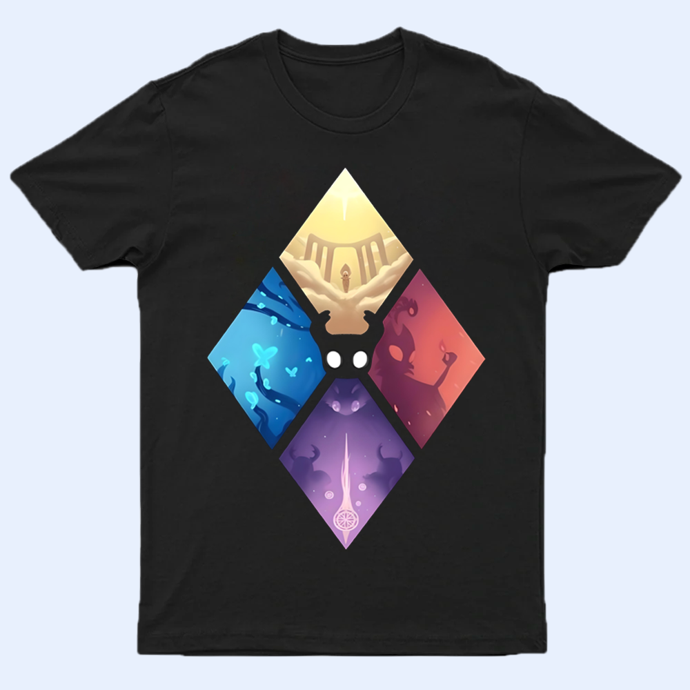 Hollow Knight The Knight Boss Form T-shirt, Ultimate Fan Apparel, Official Game Fan Apparel & Merch Cartpitol