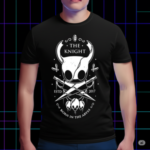 The Knight Hollow Knight Pixel Art Shirt, Deep Game Story Apparel, Official Game Fan Apparel & Merch Cartpitol