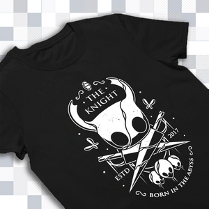 The Knight Hollow Knight Pixel Art Shirt, Deep Game Story Apparel, Official Game Fan Apparel & Merch Cartpitol