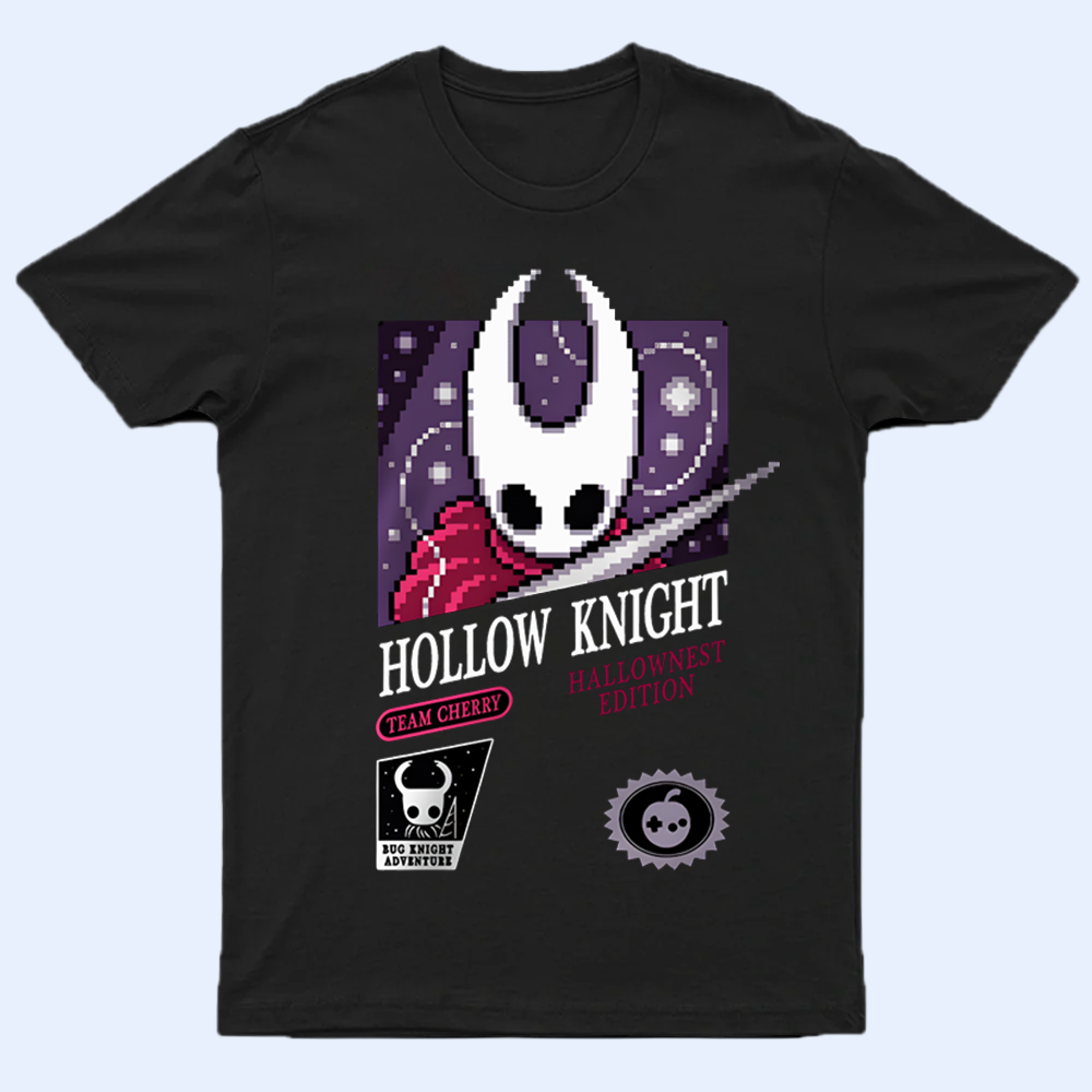 Hollow Knight The Knight Lore Fan T-shirt, Deep Game Story Apparell, Official Game Fan Apparel & Merch Cartpitol