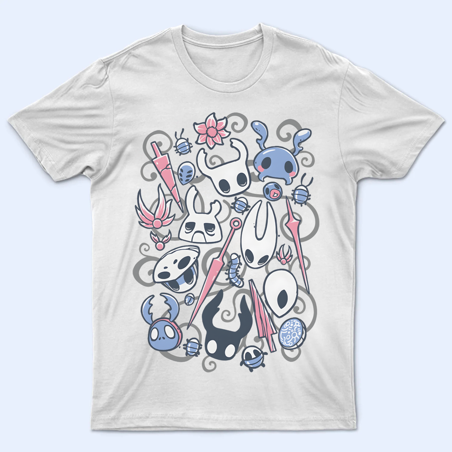 Silent Protagonist Hollow Knight Shirt, Deep Lore Fan Gift, Official Game Fan Apparel & Merch Cartpitol