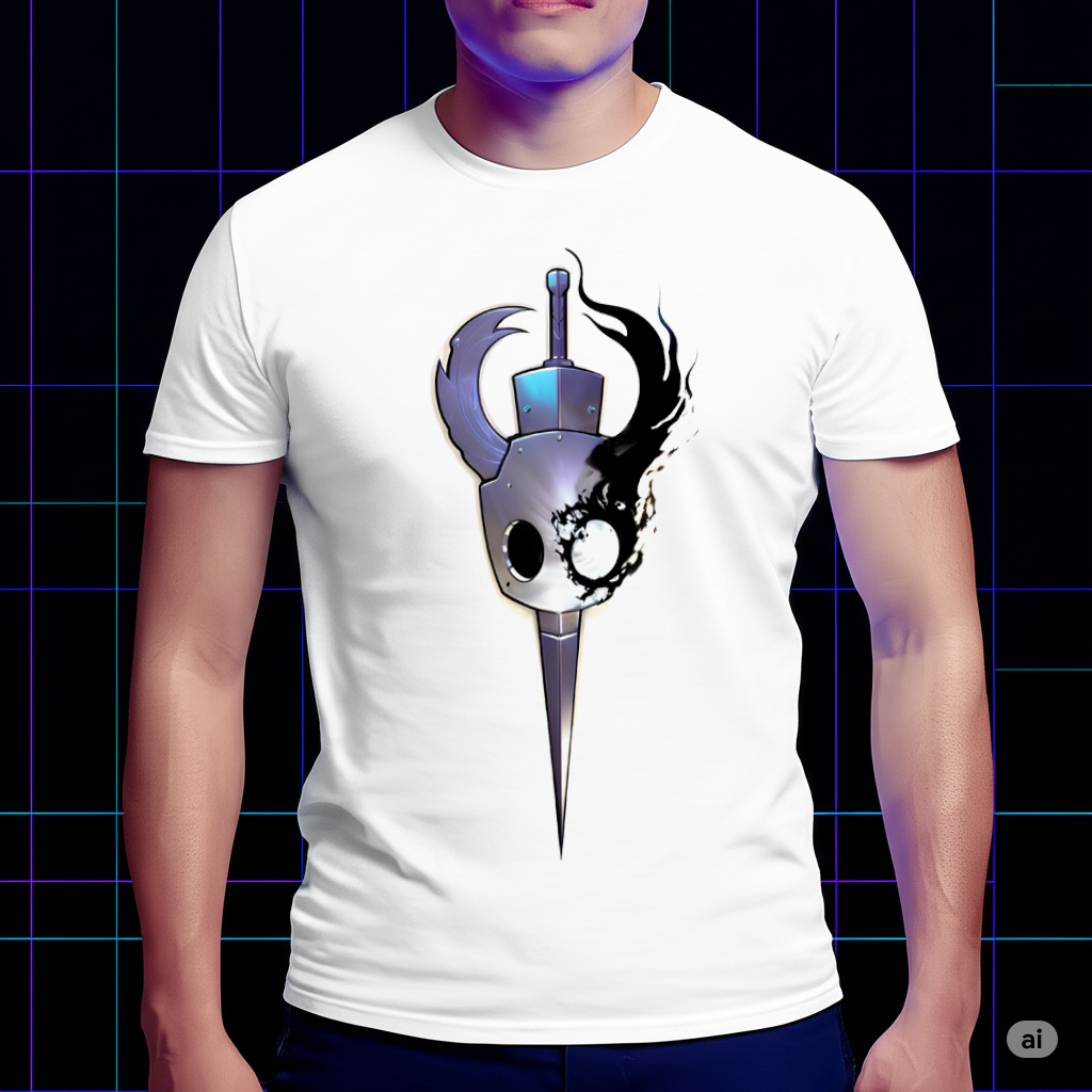 Pure Vessel Hollow Knight T-Shirt, Boss Battle Game Merch, Official Game Fan Apparel & Merch Cartpitol