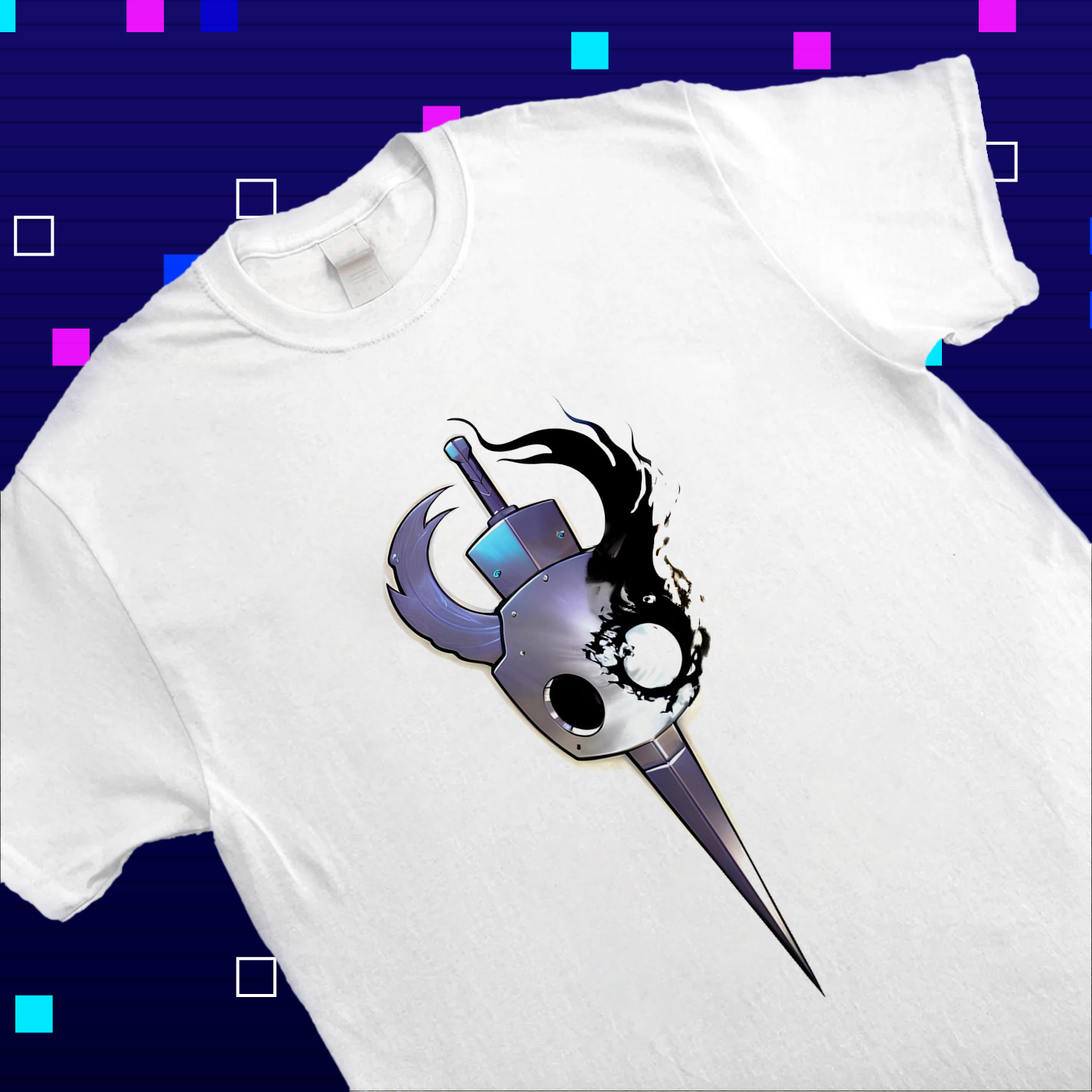 Pure Vessel Hollow Knight T-Shirt, Boss Battle Game Merch, Official Game Fan Apparel & Merch Cartpitol