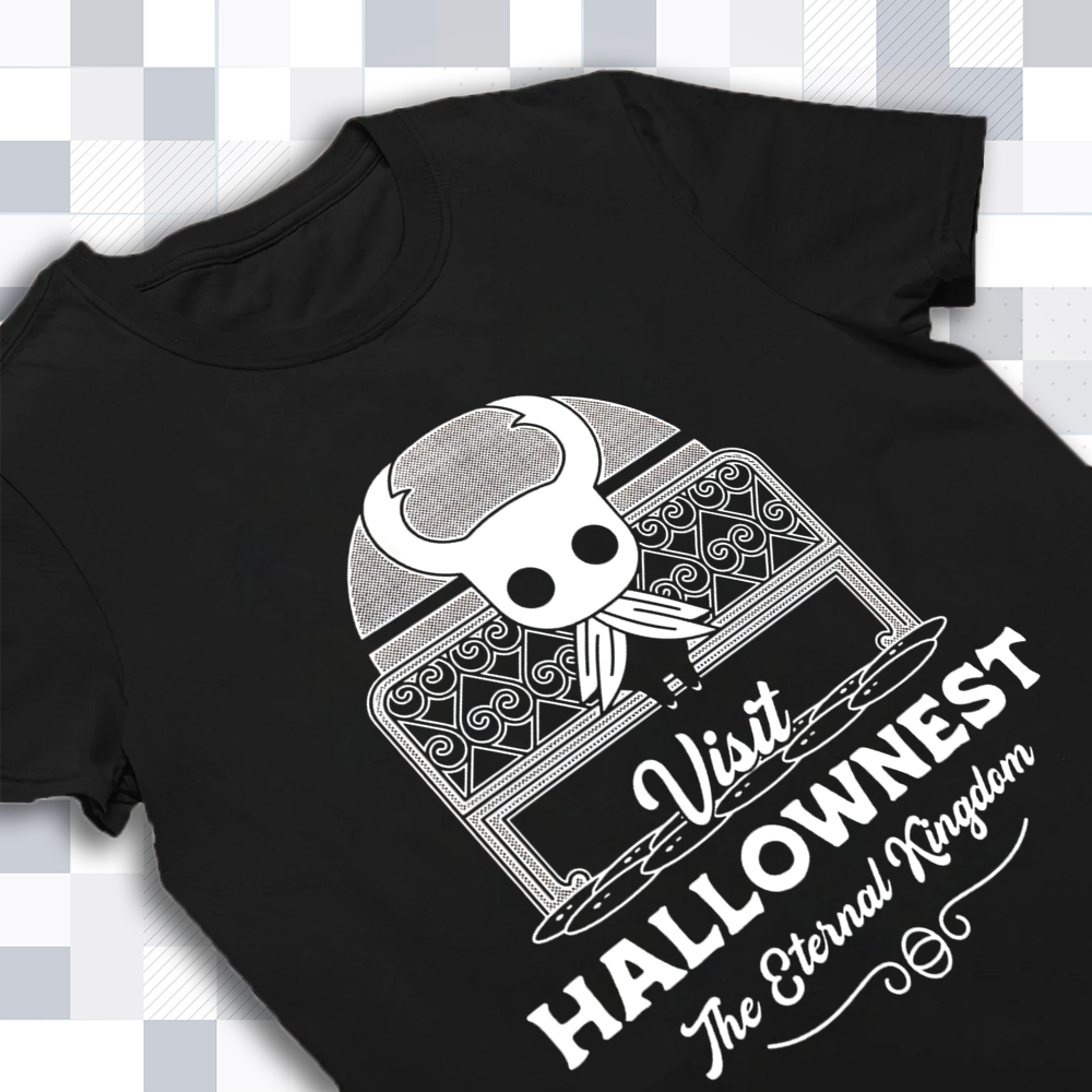 Iconic The Knight Hollow Knight T-Shirt, Deep Game Story Apparel, Official Game Fan Apparel & Merch Cartpitol