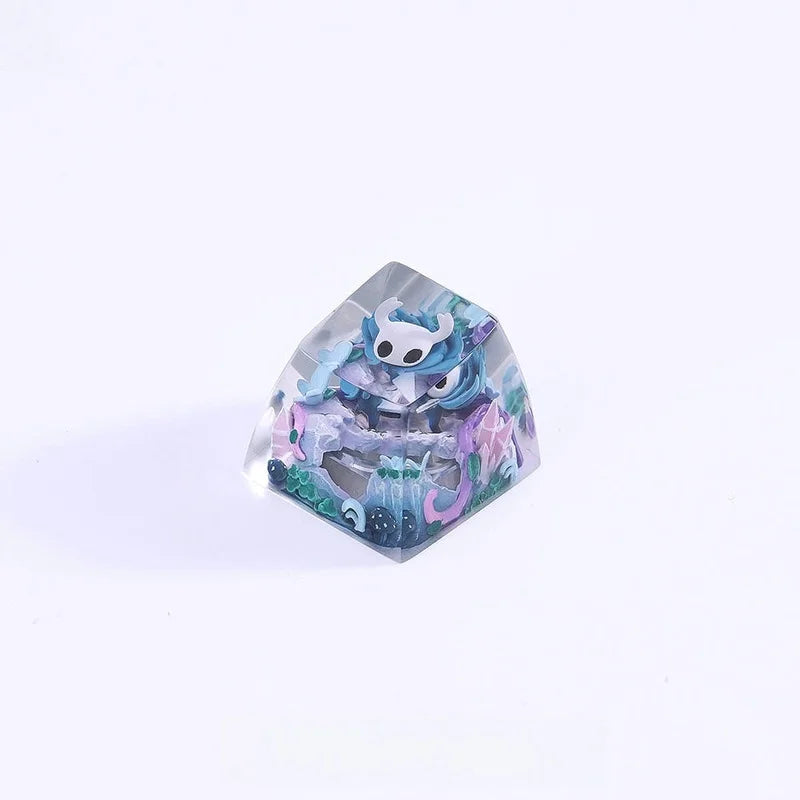 Hollow Knight Transparent Keycaps Esc 1pcs Personalized Mechanical Keyboard Keycaps Hand Painted Gift Creative Collection Keycap Cartpitol