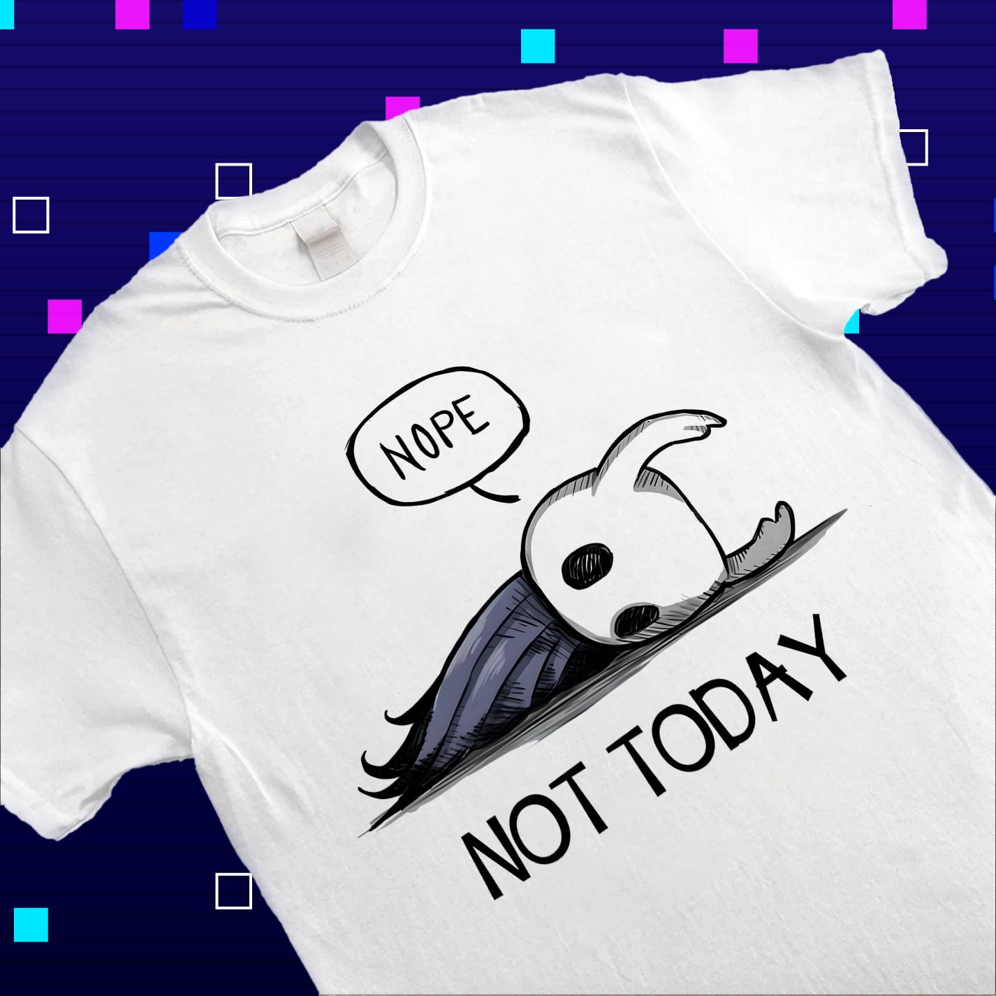 Iconic The Knight Hollow Knight T-Shirt, Classic Game Design, Official Game Fan Apparel & Merch Cartpitol