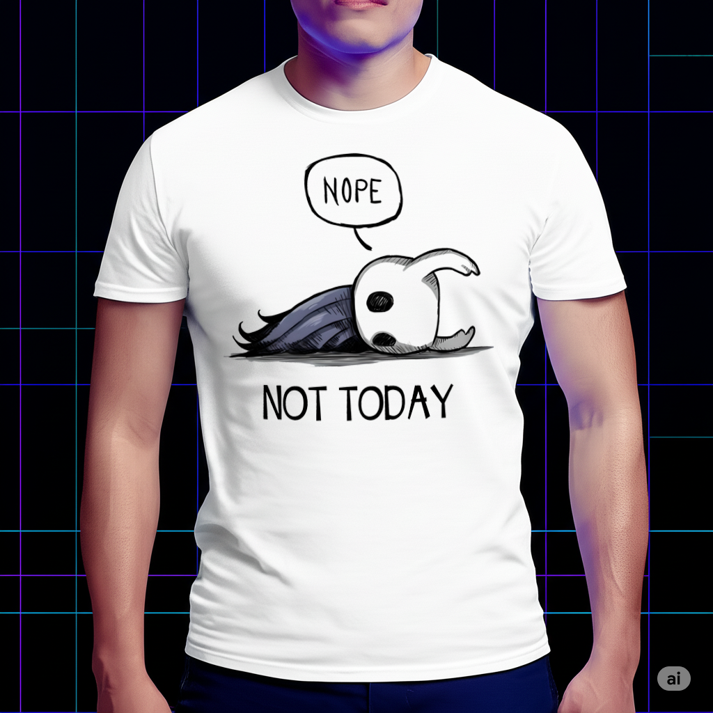 Iconic The Knight Hollow Knight T-Shirt, Classic Game Design, Official Game Fan Apparel & Merch Cartpitol