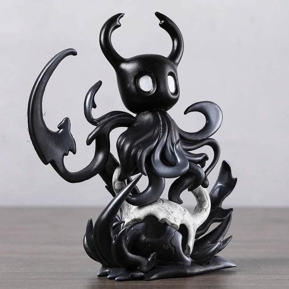 Side view of Hollow Knight Shade figure, showing void design