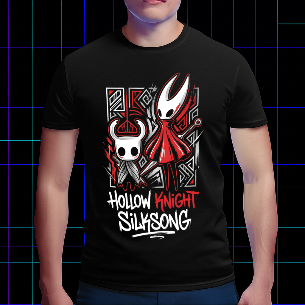 A fan wearing the Hornet and The Knight shirt 