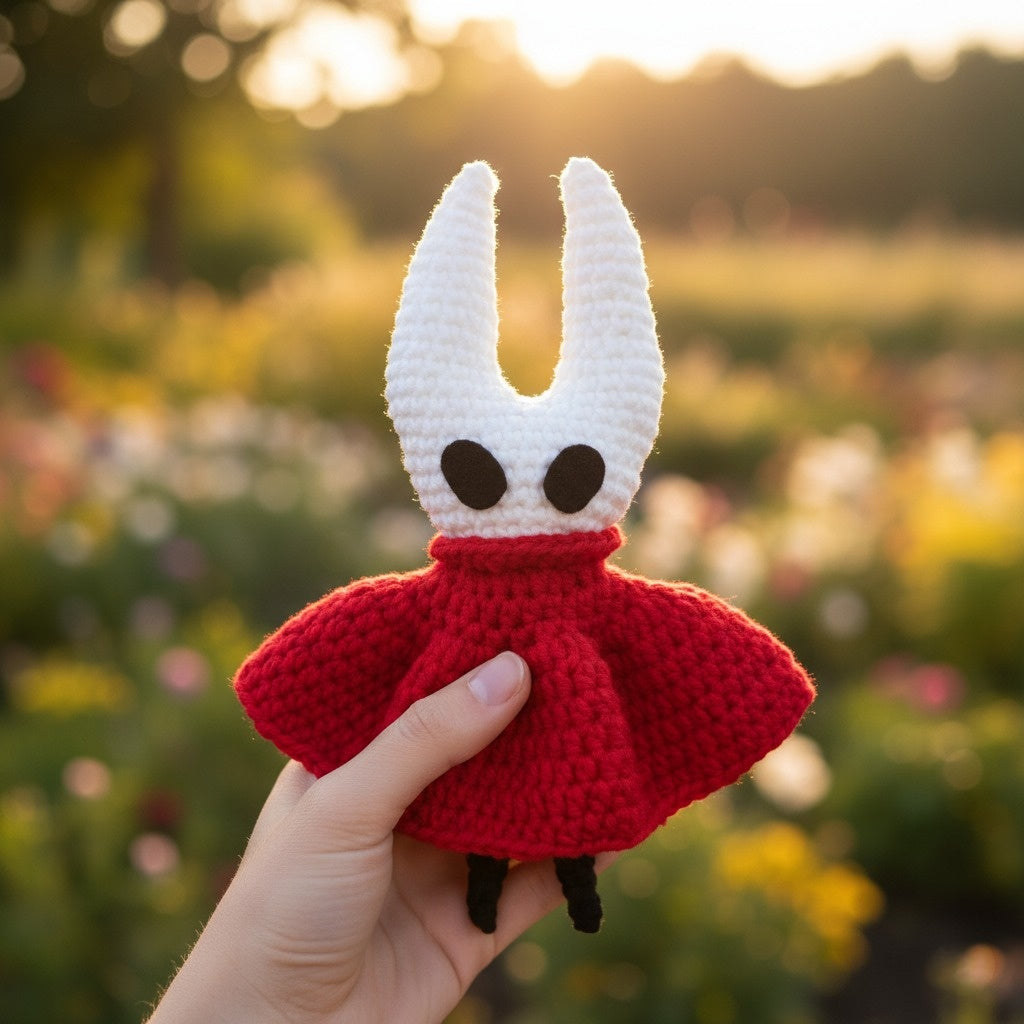 Hollow Knight 2 Hornet Handmade Crochet Doll Toy Kawaii Knitted Figure Anime Decoration Collectible Gift Desktop Ornaments Toy Cartpitol