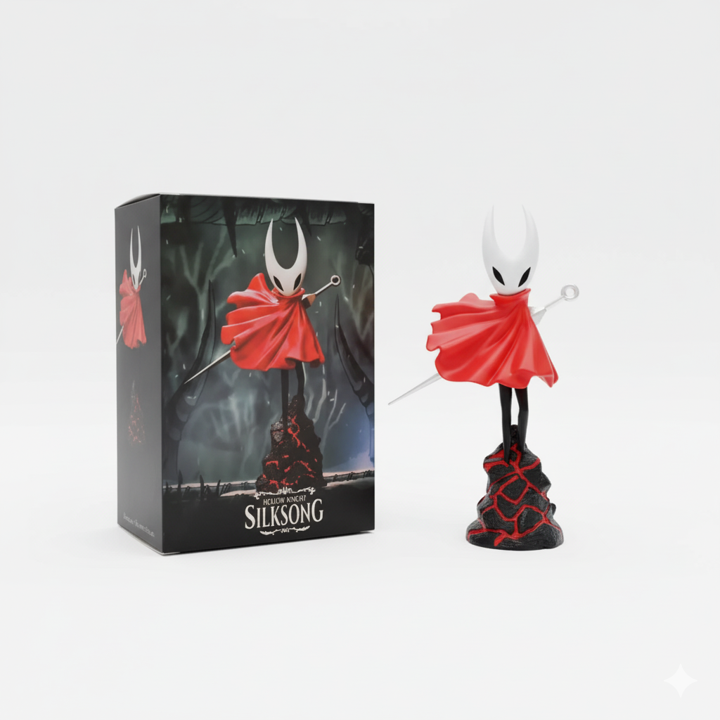 Instock Hollow Knight Game Merchandise Gk Action Figure Exquisite Statue With Base 3d Printing Wasp Girl Model Toy Gift Cartpitol