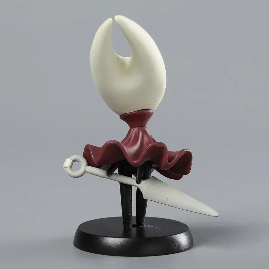 Back view of the Hornet Mini Figure, an essential Silksong Merch collectible with her needle.
