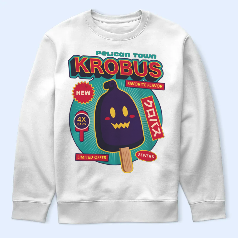 Krobus Ice Cream "Favorite Flavor" T-Shirt, Stardew Valley Limited Edition Tee Cartpitol