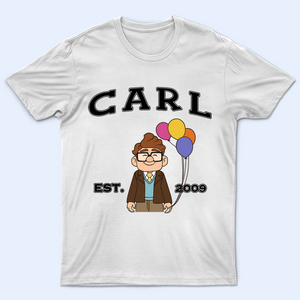 Carl Ellie Shirts, Carl And Ellie EST. Shirts, Up Couple Tshirt, Matching Disney Shirts For Couples, Valentine's Day Gifts, Disney Honeymoon Shirt