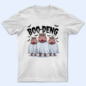 Moo Deng Halloween Shirt, Moo Deng Merch, Baby Hippo Tee, Baby Pygmy Hippo Moo Deng Shirt, Sweatshirt, Hoodie