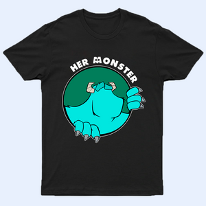 Monster Shirt, Matching Shirt For Couple, Funny Shirt, Valentine Shirts, Couple Dark Shirts, Boo Shirt, Sully Shirt, Gift For Her, Gift For Him