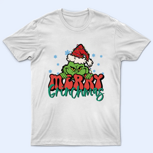 Merry Grinchmas Light Shirt, Funny Grinchy T-Shirt, Grinchy Sweatshirt, Christmas Gift Idea, Christmas Sweatshirt