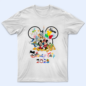 Personalized Disney Trip Shirts, Disneyland Shirts, Disney Vacation T-shirt, Disney Family Matching Shirt, Magical Castle Shirt