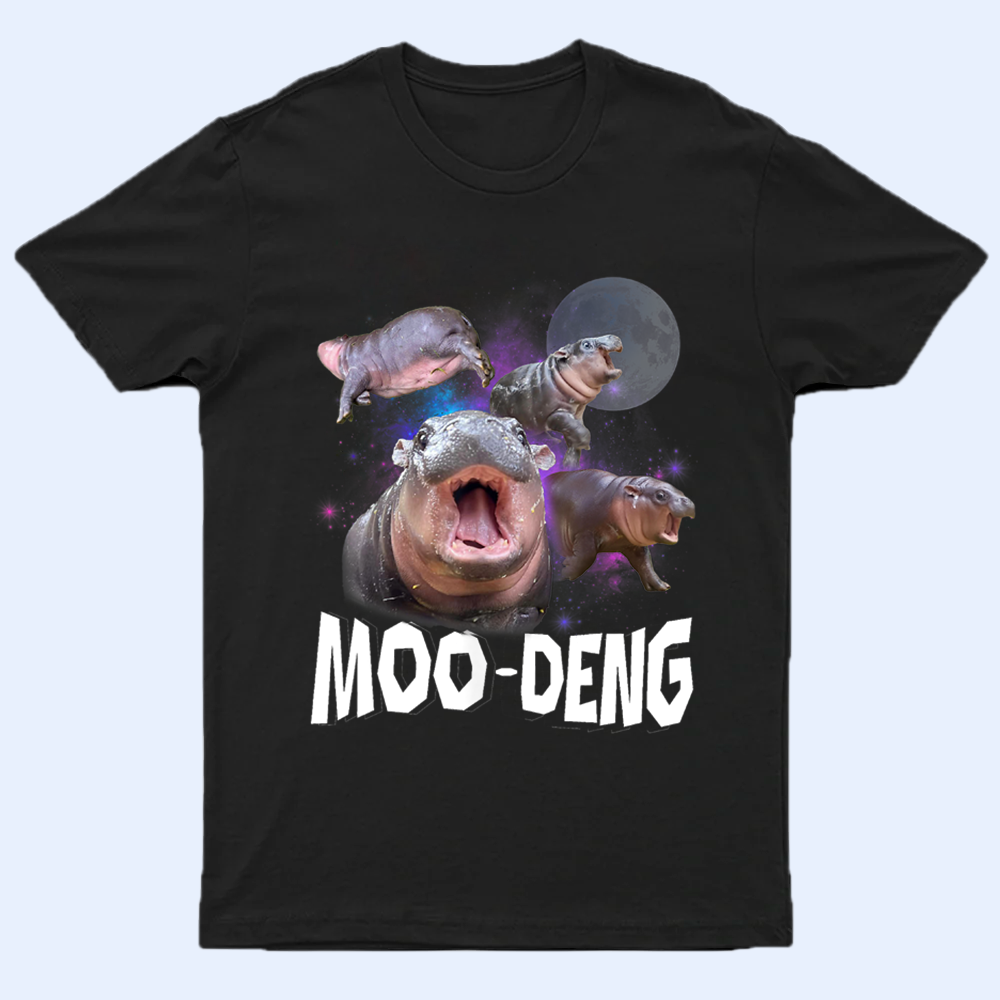 Moo Deng Bootleg Shirt V4, Moo Deng Merch, Moo Deng Vintage Retro Shirt, Baby Hippo Tee, Zoo Baby Hippo, Baby Pygmy Hippo Moo Deng Shirt, Sweatshirt, Hoodie