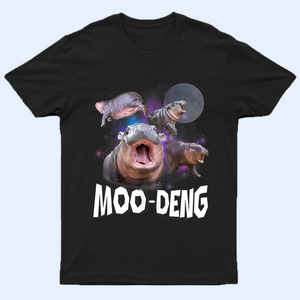 Moo Deng Bootleg Shirt V4, Moo Deng Merch, Moo Deng Vintage Retro Shirt, Baby Hippo Tee, Zoo Baby Hippo, Baby Pygmy Hippo Moo Deng Shirt, Sweatshirt, Hoodie