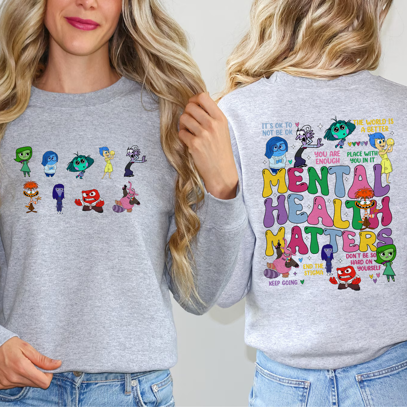 Mental Health Shirt, It's Ok To Feel All The Feels Shirt, Speech Therapy Shirt, Disney Inside Out T-Shirt