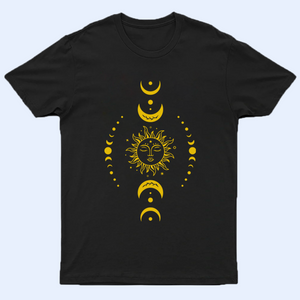 Sun And Moon Stars Shirt, Celestial Shirt, Astrology Shirt, Moon Bohemian Shirt, Boho Sun Moon T-Shirt, Mystical Tee, Spiritual Shirt