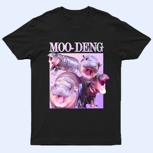 Moo Deng Bootleg Shirt V8, Moo Deng Merch, Moo Deng Vintage Retro Shirt, Baby Hippo Tee, Zoo Baby Hippo, Baby Pygmy Hippo Moo Deng Shirt, Sweatshirt, Hoodie