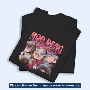 Moo Deng Bootleg Shirt V10, Moo Deng Merch, Moo Deng Vintage Retro Shirt, Baby Hippo Tee, Zoo Baby Hippo, Baby Pygmy Hippo Moo Deng Shirt, Sweatshirt, Hoodie