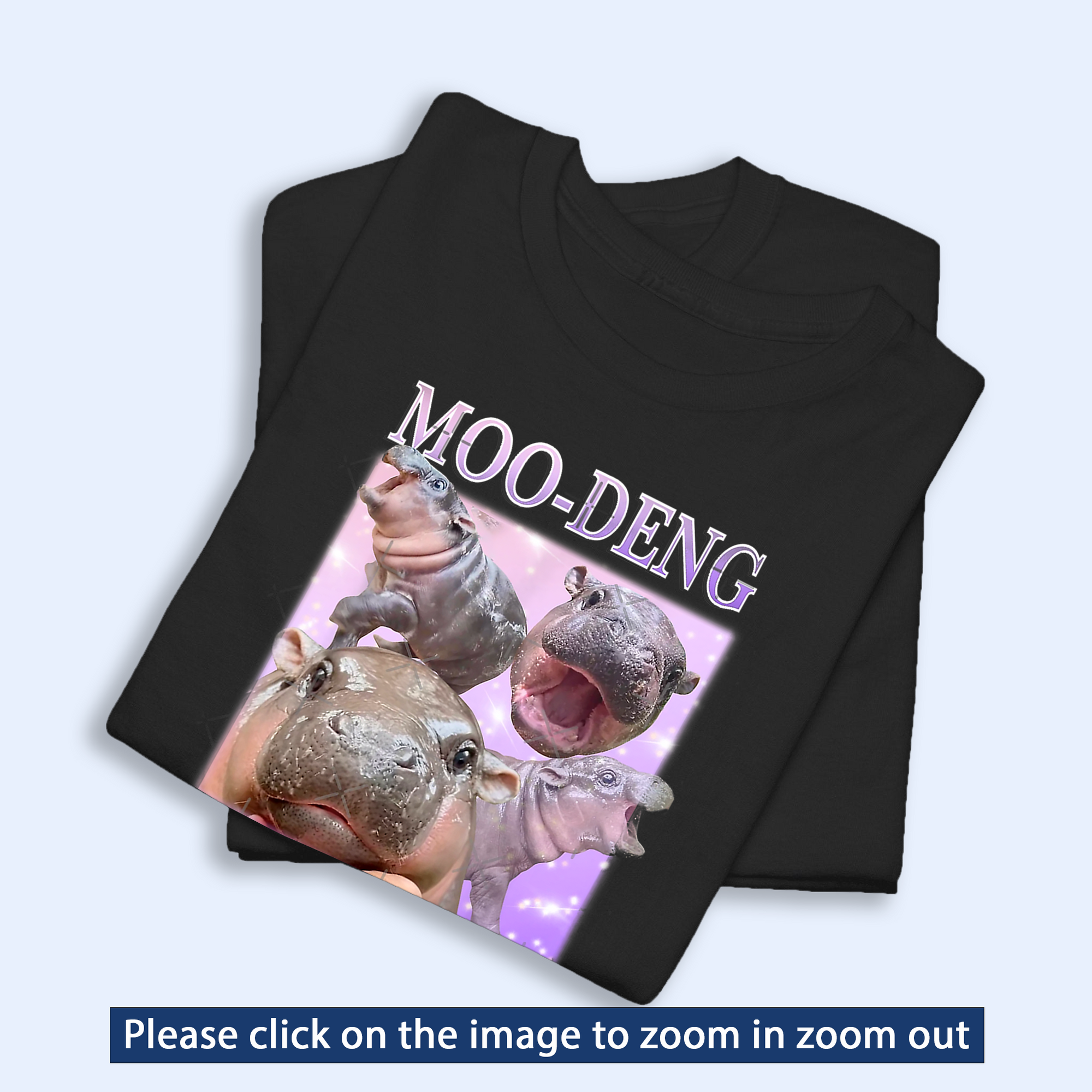 Moo Deng Bootleg Shirt V2, Moo Deng Merch, Moo Deng Gift,Baby Hippo Tee, Zoo Baby Hippo, Baby Pygmy Hippo Moo Deng Shirt, Sweatshirt, Hoodie