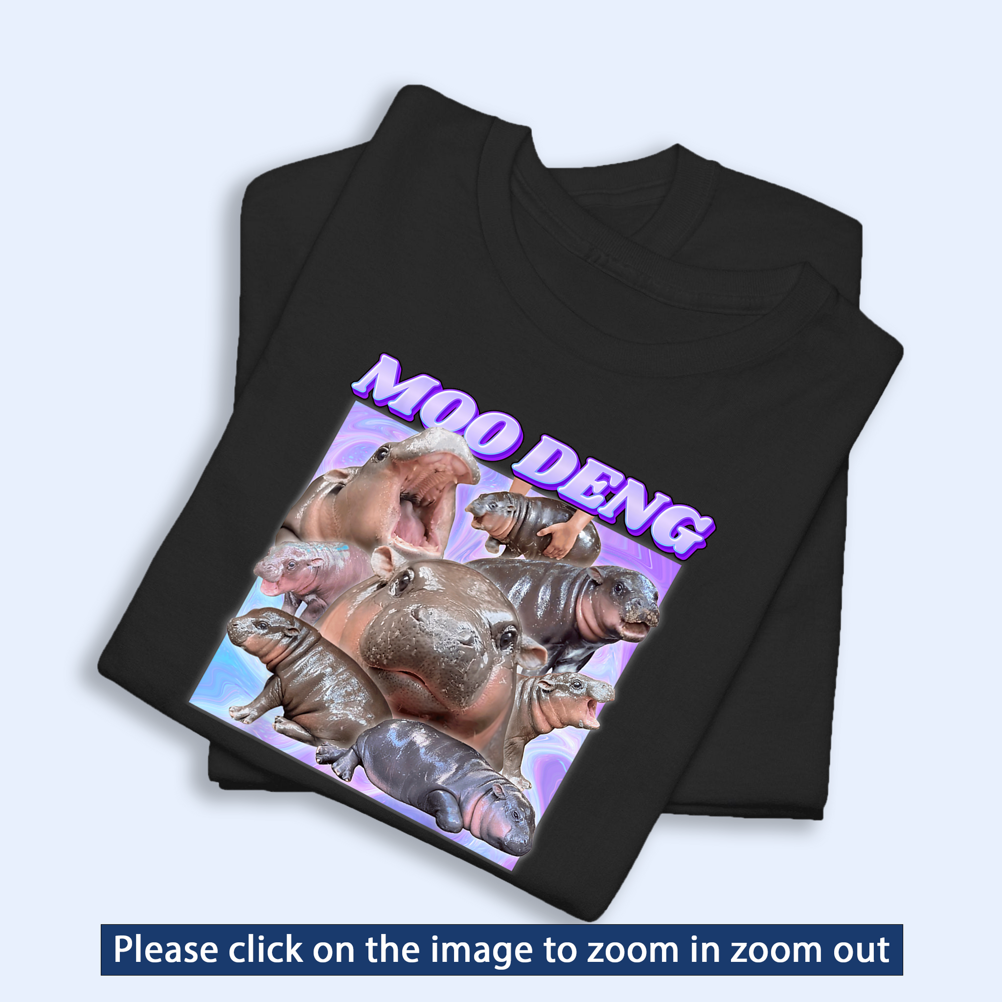 Moo Deng Bootleg Shirt V3, Moo Deng Merch, Moo Deng Vintage Retro Shirt, Baby Hippo Tee, Zoo Baby Hippo, Baby Pygmy Hippo Moo Deng Shirt, Sweatshirt, Hoodie