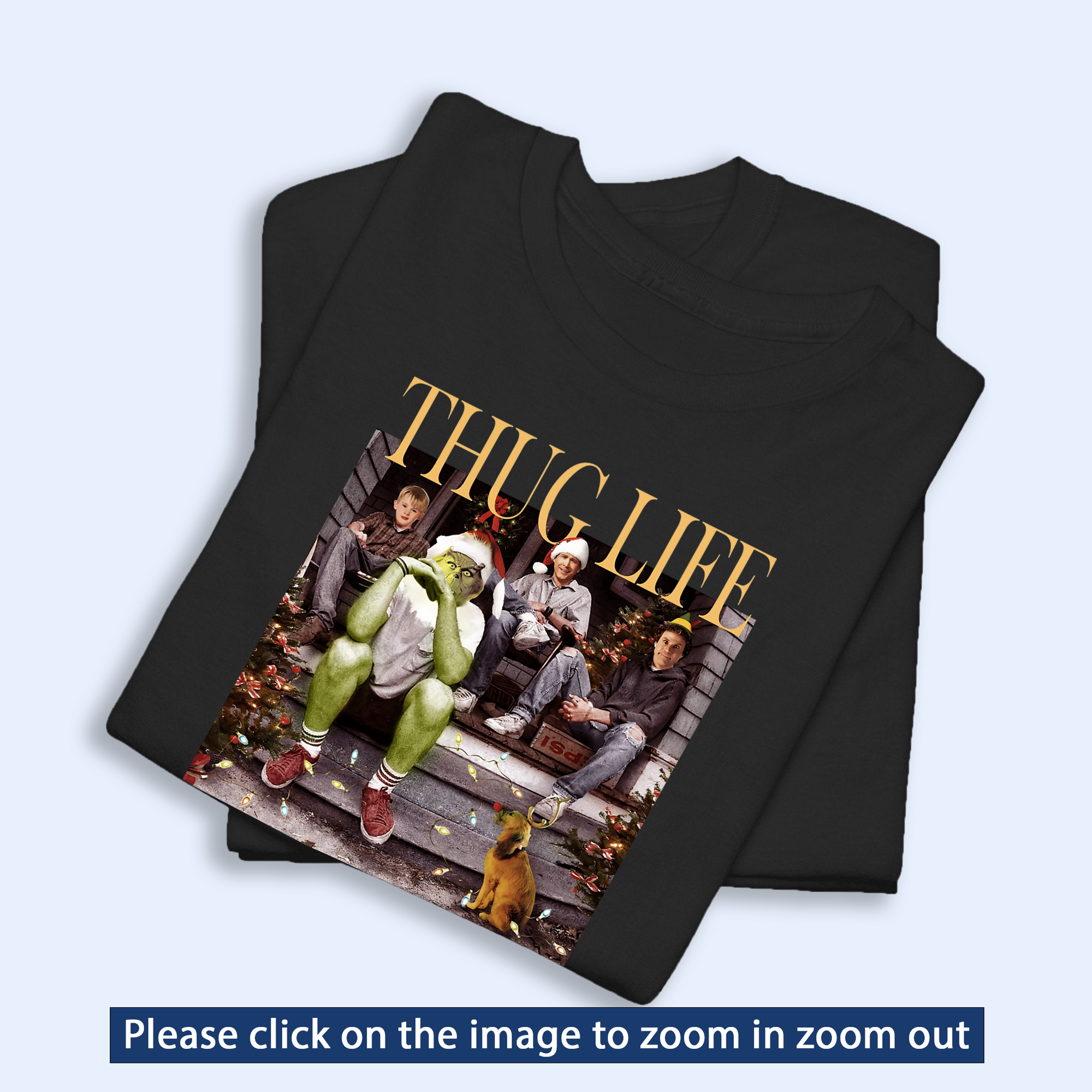 Thug Life Christmas Shirt V4, Christmas Sweatshirt, Christmas Movie Shirt, Christmas Friends Shirt, Christmas Gifts for Women, Holiday Crewneck Xmas