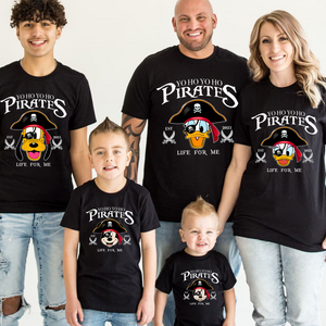 Disney Mickey and Friends Disney Pirate Shirt, Pirates of the Caribbean, Disney Family Cruise Trip Tee, Yo Ho Yo Ho A Pirate's Life for Me