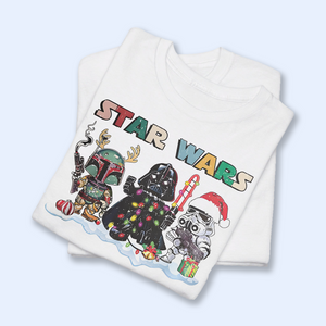 Galaxy Wars Christmas Light Shirt V6, Galaxy's Edge Christmas Tee, Galaxy Wars Tee, Disneyland Christmas, Vacation Shirt, Galaxy Wars Christmas Tee