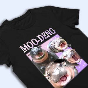 Moo Deng Bootleg Shirt V11, Moo Deng Merch, Moo Deng Vintage Retro Shirt, Baby Hippo Tee, Zoo Baby Hippo, Baby Pygmy Hippo Moo Deng Shirt, Sweatshirt, Hoodie