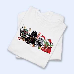 Galaxy Wars Christmas Light Shirt V2, Galaxy's Edge Christmas Tee, Galaxy Wars Tee, Disneyland Christmas, Vacation Shirt, Galaxy Wars Christmas Tee