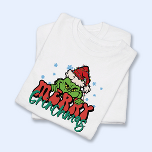 Merry Grinchmas Light Shirt, Funny Grinchy T-Shirt, Grinchy Sweatshirt, Christmas Gift Idea, Christmas Sweatshirt