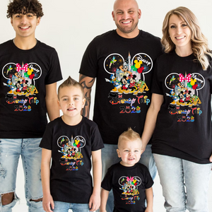 Personalized Disney Trip Dark Shirts, Disneyland Shirts, Disney Vacation T-shirt, Disney Family Matching Shirt, Magical Castle Shirt