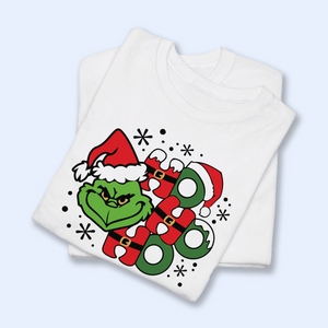 Ho Ho Ho Light Shirt, Funny Grinchy T-Shirt, Grinchy Sweatshirt, Christmas Gift Idea, Christmas Sweatshirt