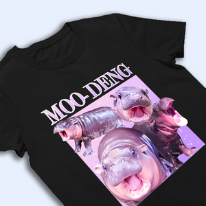 Moo Deng Bootleg Shirt V8, Moo Deng Merch, Moo Deng Vintage Retro Shirt, Baby Hippo Tee, Zoo Baby Hippo, Baby Pygmy Hippo Moo Deng Shirt, Sweatshirt, Hoodie