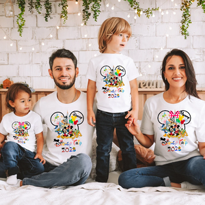 Personalized Disney Trip Shirts, Disneyland Shirts, Disney Vacation T-shirt, Disney Family Matching Shirt, Magical Castle Shirt