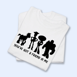 You Got A Friends In Me Shirt, Toy Story Character Shirt, Toys Matching Tee, Disney Squad Gift