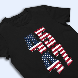 45 47 Shirt V2, Patriotic Shirt, Christmas Gift Idea 2024