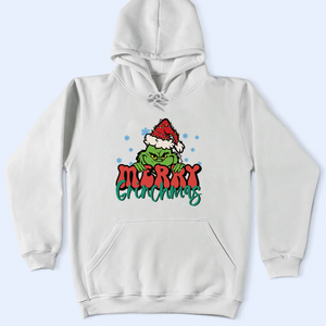 Merry Grinchmas Light Shirt, Funny Grinchy T-Shirt, Grinchy Sweatshirt, Christmas Gift Idea, Christmas Sweatshirt