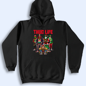 Thug Life Christmas Shirt V3, Christmas Sweatshirt, Christmas Movie Shirt, Christmas Friends Shirt, Christmas Gifts for Women, Holiday Crewneck Xmas