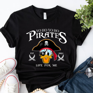 Disney Mickey and Friends Disney Pirate Shirt, Pirates of the Caribbean, Disney Family Cruise Trip Tee, Yo Ho Yo Ho A Pirate's Life for Me