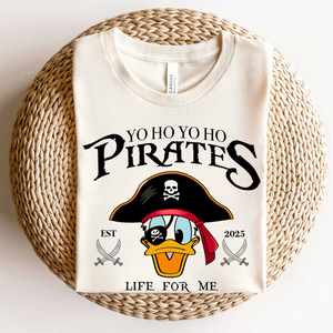 Disney Mickey and Friends Disney Pirate Shirt, Disney Family Cruise Trip Bright Tee, Yo Ho Yo Ho A Pirate's Life for Me Shirt