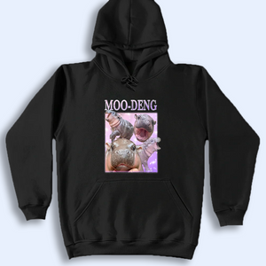 Moo Deng Bootleg Shirt V2, Moo Deng Merch, Moo Deng Gift,Baby Hippo Tee, Zoo Baby Hippo, Baby Pygmy Hippo Moo Deng Shirt, Sweatshirt, Hoodie